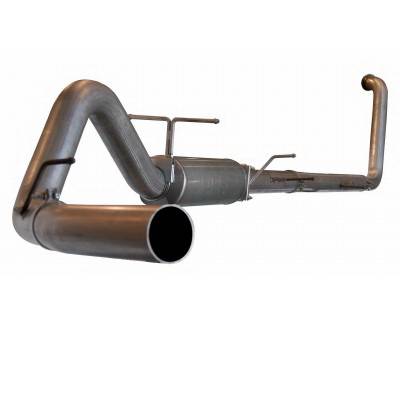 Ford F250 aFe Large Bore HD Turbo-Back Exhaust System Aluminum - 49-13002