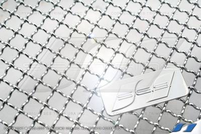 SES Trim - Volvo XC90 SES Trim Chrome Plated Stainless Steel Mesh Grille - MG102 - Image 2
