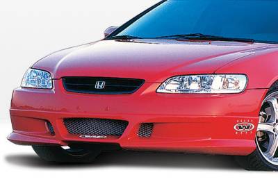 Honda Accord 2DR VIS Racing W-Type Front Lip - Polyurethane - 890280