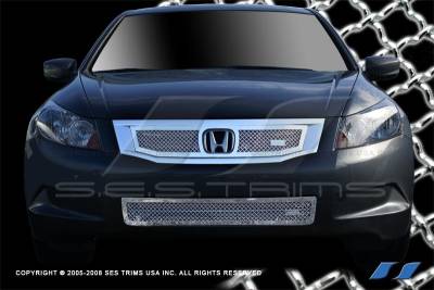 Honda Accord 4DR SES Trim Chrome Plated Stainless Steel Mesh Grille - Bottom - MG189B