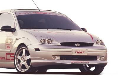 Ford Focus ZX3 VIS Racing W-Type Front Lip - Polyurethane - 890382