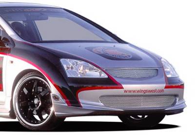 Honda Civic HB Wings West G-55 Series Front Air Dam - 890749