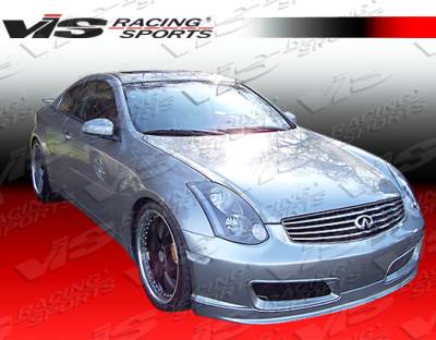 Infiniti G35 VIS Racing Techno R Front Bumper - 03ING352DJTNR-001
