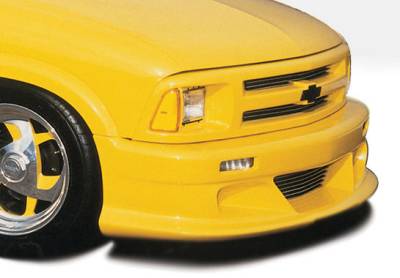 Chevrolet S10 VIS Racing Custom Style Front Lip - Polyurethane - 890001-2