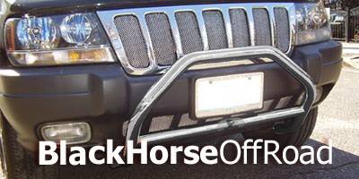 Jeep Grand Cherokee Black Horse A-Bar Safari Guard Brackets