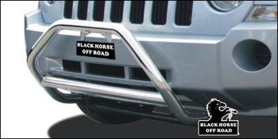 Jeep Patriot Black Horse Safari Bar Guard with Brackets