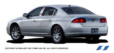 Buick Lucerne SES Trim Pillar Post - 304 Mirror Shine Stainless Steel - 6PC - P157