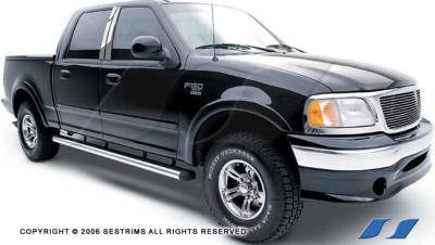 Ford F150 SES Trim Pillar Post - 304 Mirror Shine Stainless Steel - 4PC - P183