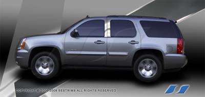 Chevrolet Silverado SES Trim Pillar Post - 304 Mirror Shine Stainless Steel - 4PC - P192