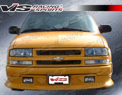 Chevrolet S10 VIS Racing Xtreme Front Add-On Lip - Polyurethane - 94CHS102DEX-011P