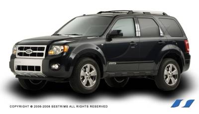 Ford Escape SES Trim Pillar Post - 304 Mirror Shine Stainless Steel - 6PC - P196