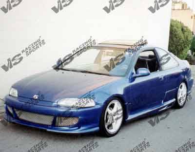 Honda Civic VIS Racing Fuzion Front Bumper - 96HDCVC2DFUZ-001