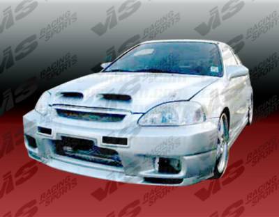 Honda Civic VIS Racing Omega Front Bumper - 96HDCVC2DOMA-001