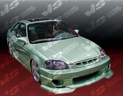 Honda Civic VIS Racing Strada F2 Front Bumper - 96HDCVC2DSF2-001