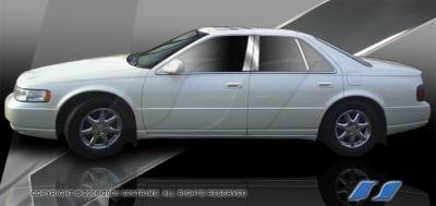 Cadillac Seville SES Trim Pillar Post - 304 Mirror Shine Stainless Steel - 6PC - P264