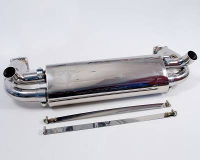 Porsche 911 Agency Power Exhaust Sytem with Stainless Mufflers - AP-997TT-170