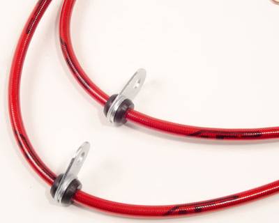 Agency Power - Subaru Legacy Agency Power Steel Braided Brake Lines - Front - AP-BL-405 - Image 4