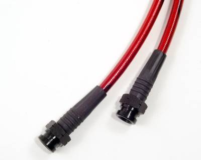 Agency Power - Mitsubishi Evolution 8 Agency Power Steel Braided Brake Lines - Front - AP-CT9A-405 - Image 2