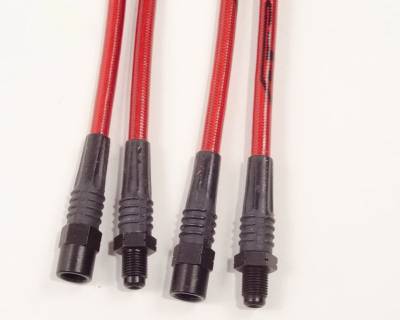 Agency Power - BMW 3 Series Agency Power Steel Braided Brake Lines - Rear - AP-E36M3-410 - Image 2