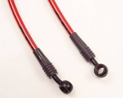 Agency Power - Subaru WRX Agency Power Steel Braided Brake Lines - Rear - AP-GDA-410 - Image 2