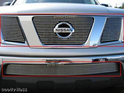 4 Piece Aluminum Billet Grille Combo