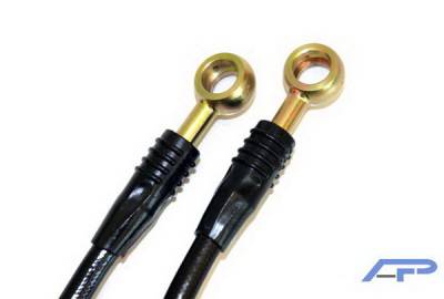 Agency Power - Subaru WRX Agency Power Steel Braided Brake Lines - Rear - AP-GRB-410 - Image 2