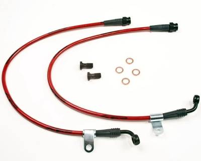 Agency Power - Mazda RX-8 Agency Power Steel Braided Brake Lines - Front - AP-RX8-405 - Image 1