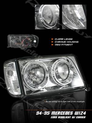 W124 94-95 Headlights and Corners