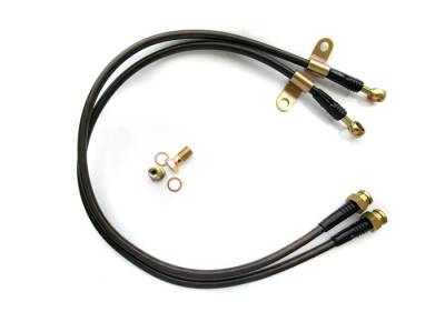 Nissan 350Z Agency Power Steel Braided Brake Lines - Rear - AP-Z33-410
