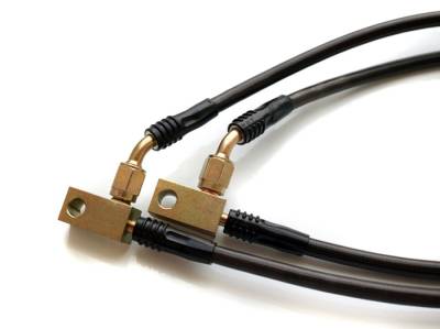 Agency Power - Nissan 350Z Agency Power Steel Braided Brembo Brake Lines - Front - AP-Z33B-405 - Image 2