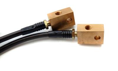 Agency Power - Nissan 350Z Agency Power Steel Braided Brembo Brake Lines - Front - AP-Z33B-405 - Image 4