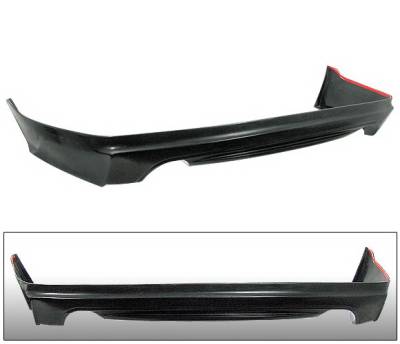 Honda Accord 4DR 4 Car Option Polyurethane J Style Rear Bumper Lip - BLR-HA084J-PU