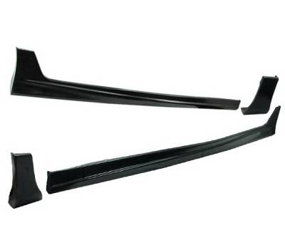Honda Accord 4DR 4 Car Option Polyurethane J Style Side Skirts - BLS-HA084J-PU