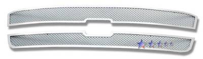 APS - Chevrolet Silverado APS Wire Mesh Grille - Upper - Stainless Steel - C75717T - Image 2