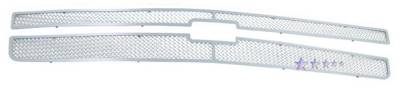 APS - Chevrolet Silverado APS Wire Mesh Grille - Upper - Stainless Steel - C75766T - Image 2
