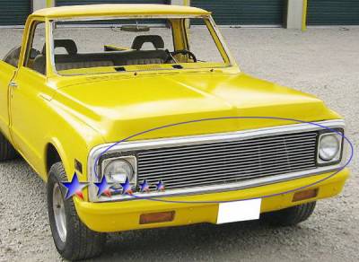 Chevrolet Suburban APS Billet Grille - Upper - Stainless Steel - C85003S