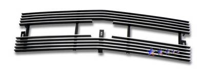 APS - Chevrolet S10 APS Billet Grille - Horizontal Bar - Upper - Stainless Steel - C85044S - Image 2