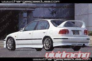 Honda Civic 4DR Chargespeed Rear Skirt - CS617RSZ