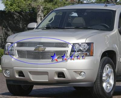 Chevrolet Suburban APS CNC Grille - Upper - Aluminum - C96451A