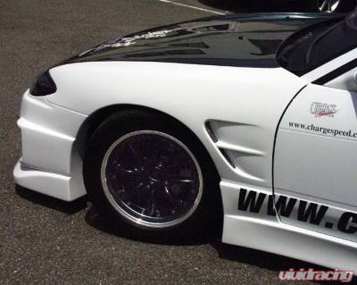 Chargespeed - Nissan 240SX HB Chargespeed Body Kit Conversion to S-15 Wide Body FK with Vented Hood - CS7072FK2 - Image 2