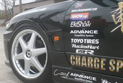 Nissan 240SX Chargespeed Front Wide Fender Wide - Pair - CS707FF