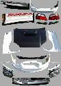 Subaru Impreza Chargespeed Body Kit Conversion to 2004-2005 Front End with Type-1 Bumper - CS977FELK1