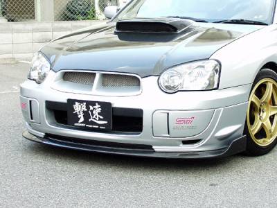 Chargespeed - Subaru Impreza Chargespeed Peanut Eye Latter Bottom Line Type-2 Carbon Full Lip Kit - 5PC - CS977FLK2C - Image 1