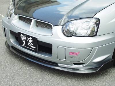 Chargespeed - Subaru Impreza Chargespeed Peanut Eye Latter Bottom Line Type-2 Carbon Full Lip Kit - 5PC - CS977FLK2C - Image 2