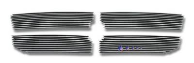 APS - Dodge Dakota APS Billet Grille - Upper - Stainless Steel - D66611S - Image 2