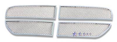 APS - Dodge Magnum APS Wire Mesh Grille - Upper - Stainless Steel - D75037T - Image 2