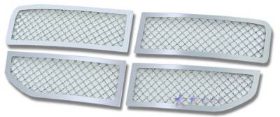 APS - Dodge Nitro APS Wire Mesh Grille - Upper - Stainless Steel - D76473S - Image 2