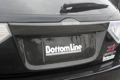 Chargespeed - Subaru WRX Chargespeed License Plate Upper Garnish for OEM Hatch - CS979LPUGC - Image 2