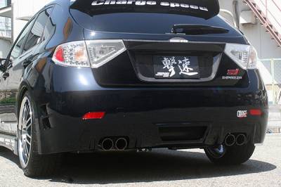 Chargespeed - Subaru WRX Chargespeed License Plate Upper Garnish for OEM Hatch - CS979LPUGC - Image 3