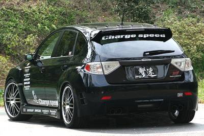Chargespeed - Subaru WRX Chargespeed License Plate Upper Garnish for OEM Hatch - CS979LPUGC - Image 5